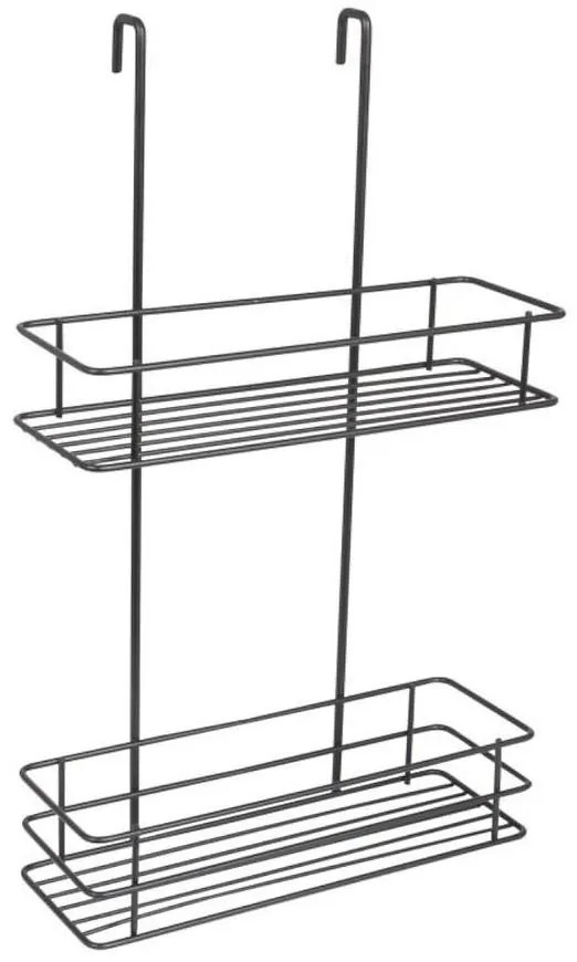 Košík kúpeľňový  čierny Glaxo M2-blk