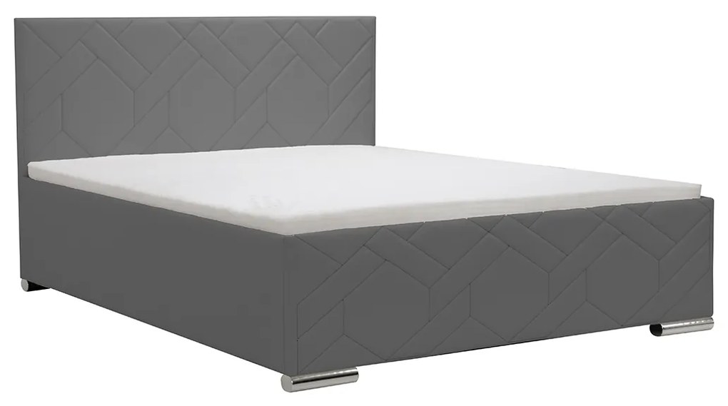 Čalúnená posteľ s úložným priestorom ECCO 120x200 cm Krémový