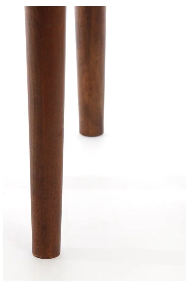 Okrúhly odkladací stolík z masívu akácie ø 49 cm Qiano – Light &amp; Living