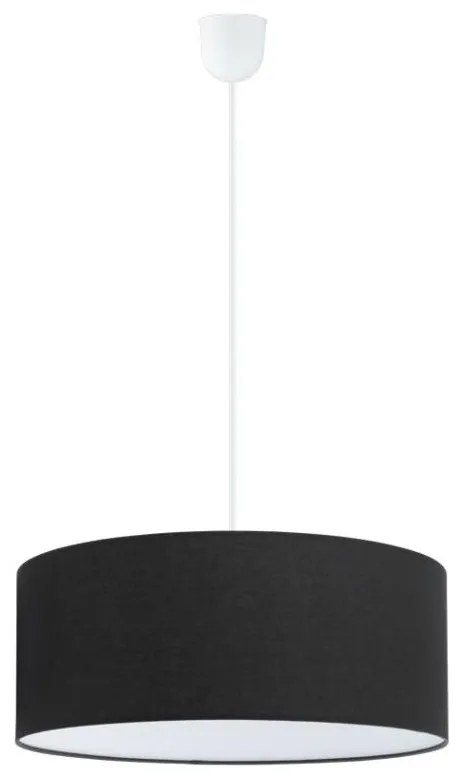 Eglo 79304 - Luster na lane CLINTON 3xE27/60W/230V čierny