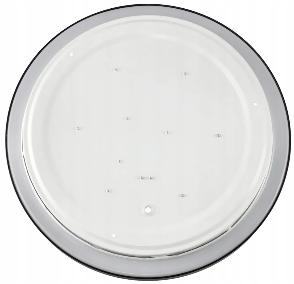 BERGE Stropný okrúhly LED panel - 24W - 1920lm - čierny - neutrálna biela