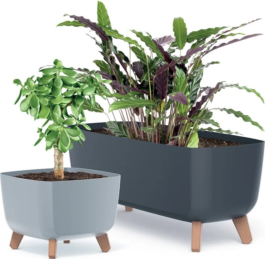 Kvetináč GRACIE SQUAT biely