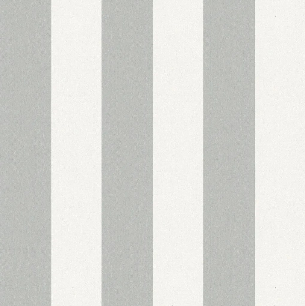 Vliesové tapety na stenu Hailey 82264, rozmer 10,05 m x 0,53 m, pruhy tmavo hnedosivé-biele, NOVAMUR 6800-70