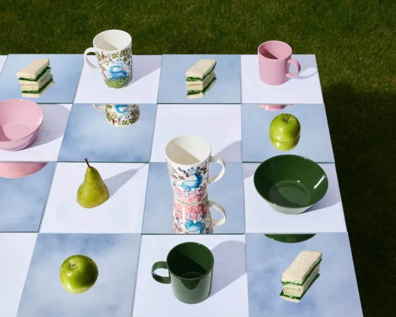 Hrnček Satumetsä 0,4l, ružovo-modrý