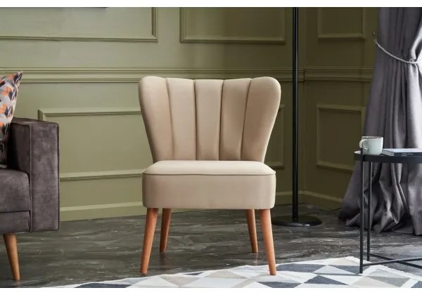 Kreslo SELI krémové