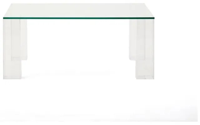 Sklenený konferenčný stolík 85x85 cm Adularia – Kave Home