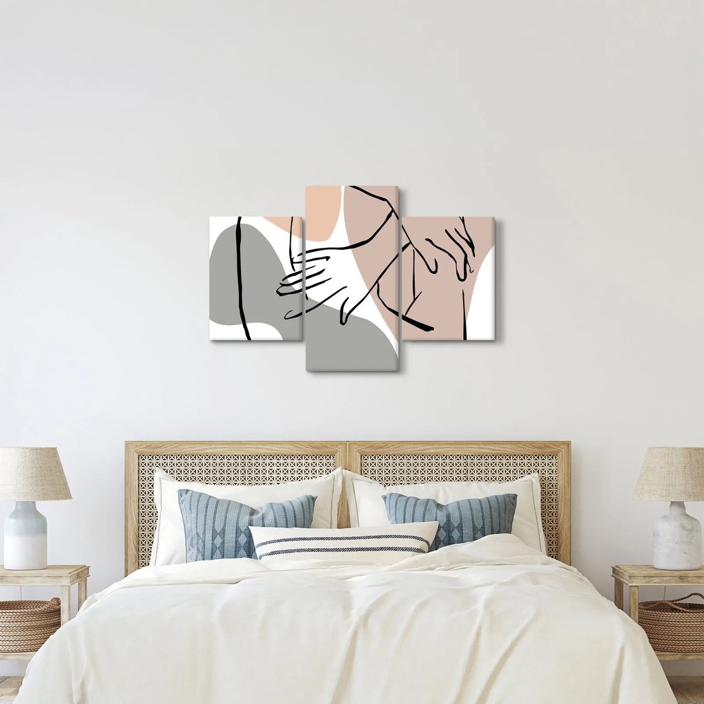 Obraz - Woman body line art N⁰2 (90x60 cm)