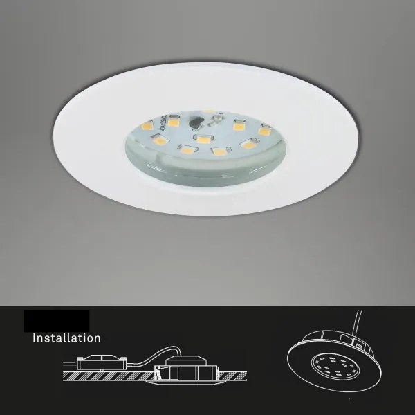 Briloner 7231-036 -SADA 3x LED Kúpeľňové podhľadové svietidlo LED/5,5W/230V IP44