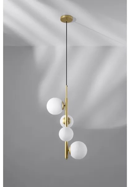 Luster na lanku CORDEL 4xG9/20W/230V zlatá