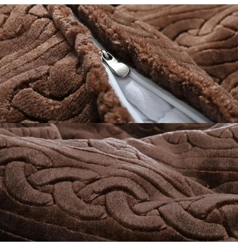 Obliečky z mikroplyšu Banu hnedé EMI, Štandardný set jednolôžko obsahuje 1x 140x200 + 1x 70x90