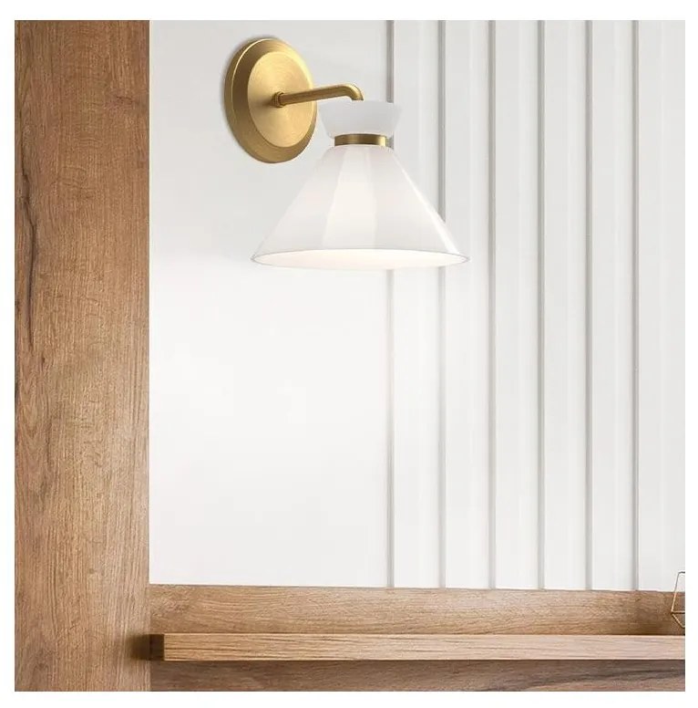 Alora Mood ALM-HALSTON-1WB-GD - Nástenné svietidlo HALSTON 1xE14/40W/230V zlaté