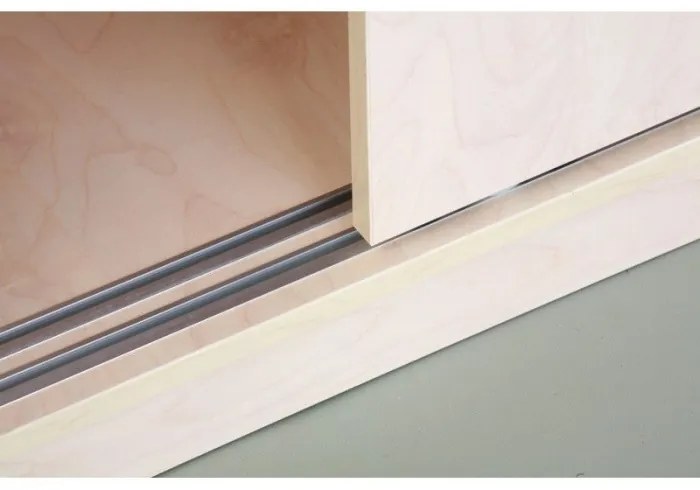 Zasúvacia skriňa MIRELLI, 800 x 400 x 800 mm, orech