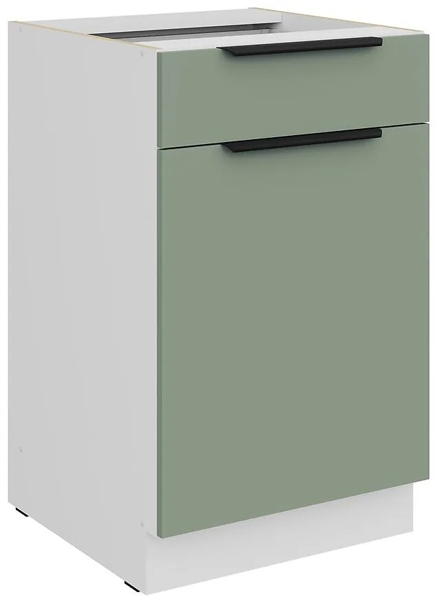 Kuchynská skrinka Aria-Sa/Wh Anti Fingerprint 50d 1f 1s Bb