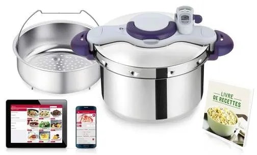 Tlakový hrniec Tefal Clipso Minut Perfect P4624833 7,5 l (použité)