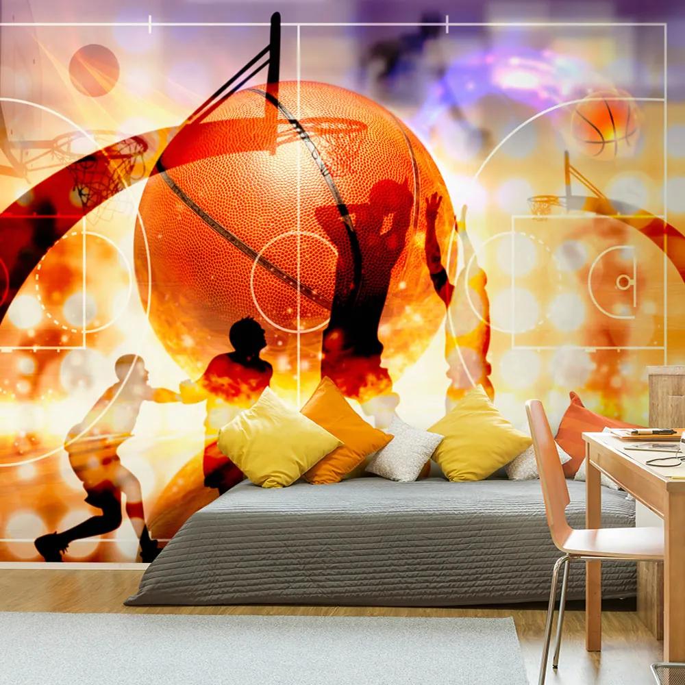 Artgeist Fototapeta - Basketball Veľkosť: 196x140, Verzia: Samolepiaca
