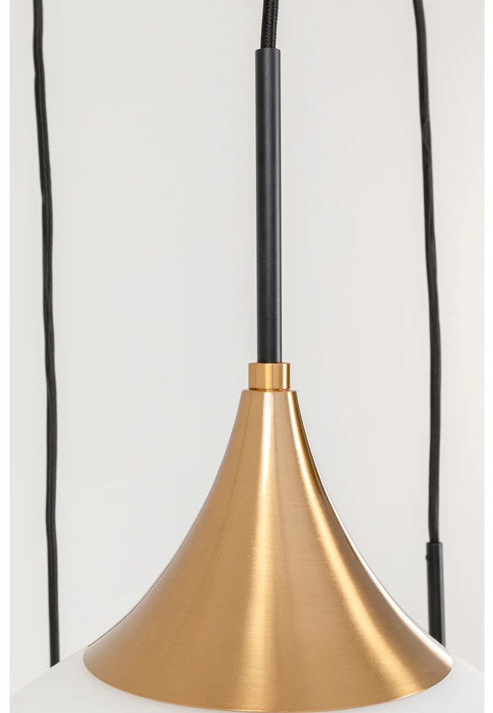 Gocce visiaca lampa zlatá Ø47 cm