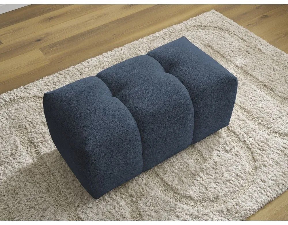 Modrá ženilková podnožka Roxelane – Bobochic Paris