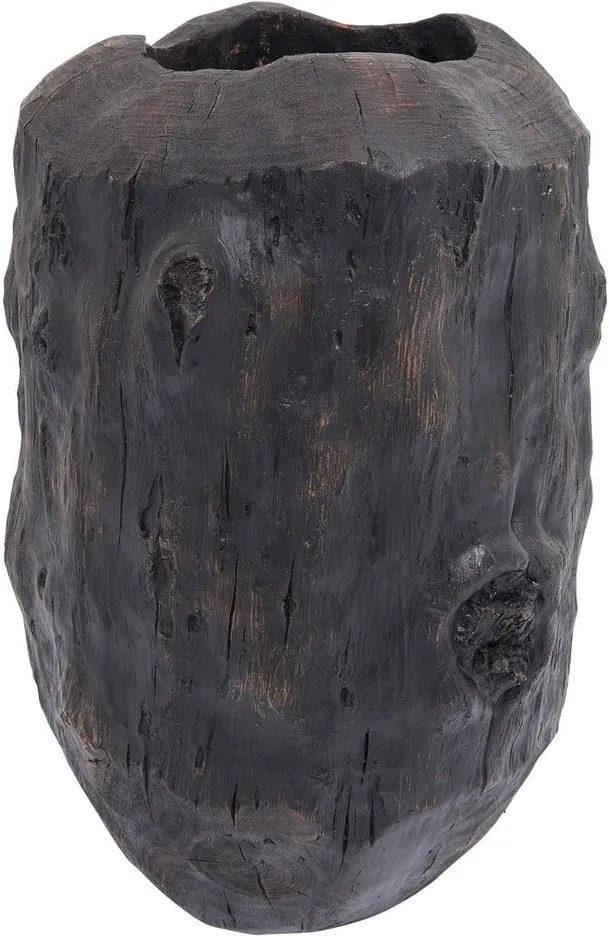 Čierna váza Kare Design Elemento, výška 56 cm