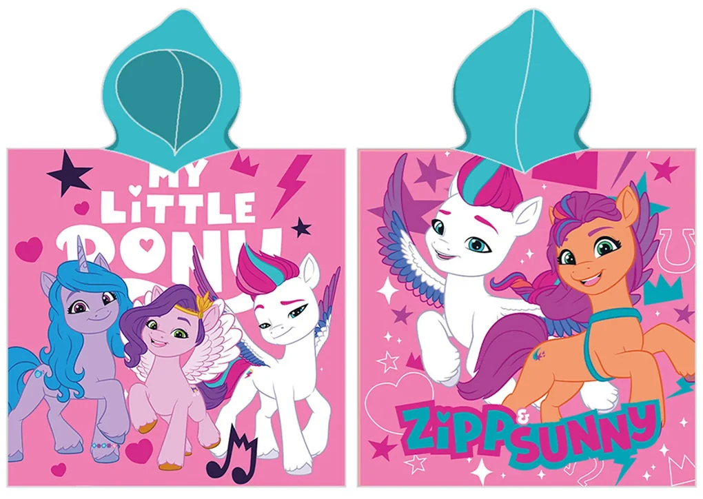 Detské pončo 50 × 115 cm ‒ My Little Pony Čarovné Poníky