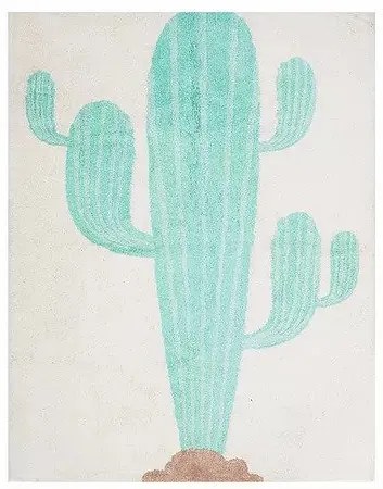Detský prateľný koberec Kaktus 120x160cm