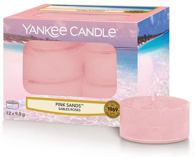 Yankee Candle vonné čajové sviečky Pink Sands
