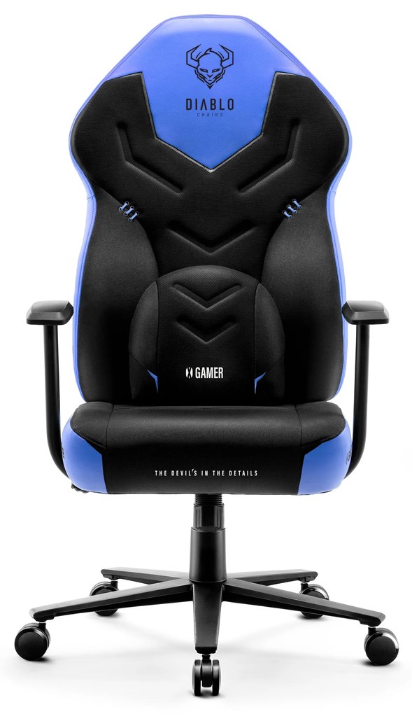 Herné kreslo Diablo X-Gamer 2.0 Normal Size čierno-modré