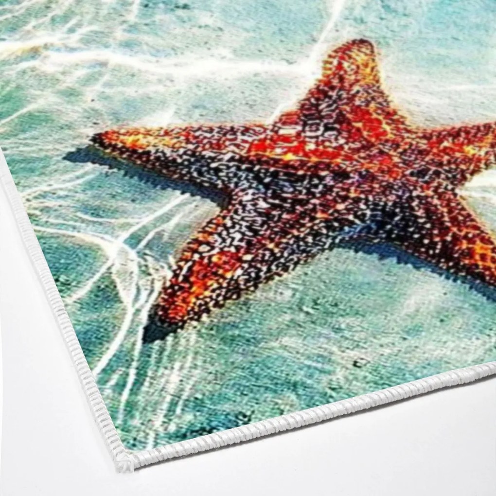 Súprava 2 kusov kúpeľňových predložiek SeafishBlue modrá