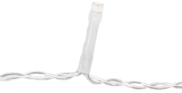 Aigostar - LED vonkajší vianočný reťazec 200xLED/3,6W/230V/8 funkcií 10x0,4m IP44 teplá biela