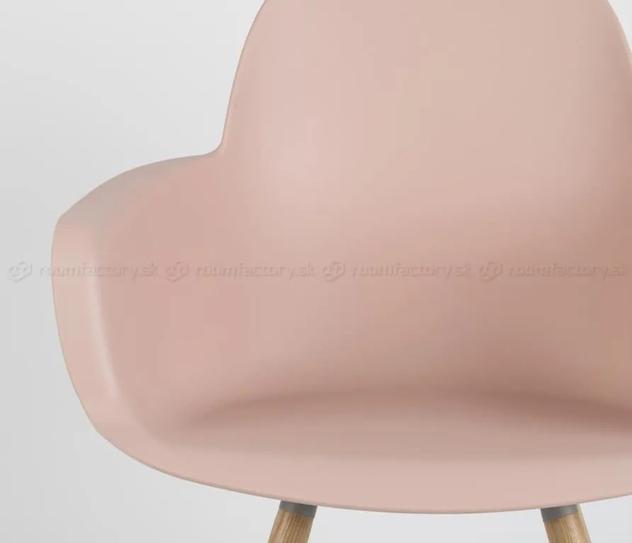 Zuiver Albert Kuip Armchair plastová stolička - Svetlosivá