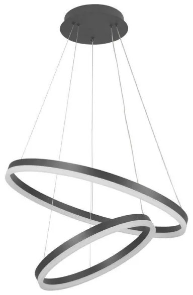 LED Stmievateľný luster na lanku LED/70W/230V 3000-6500K + diaľkové ovládanie