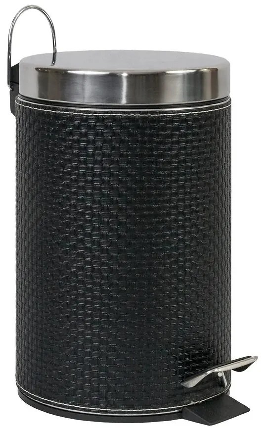 Kôš 3l okrúhly čierna ekokoža cp-3198 99