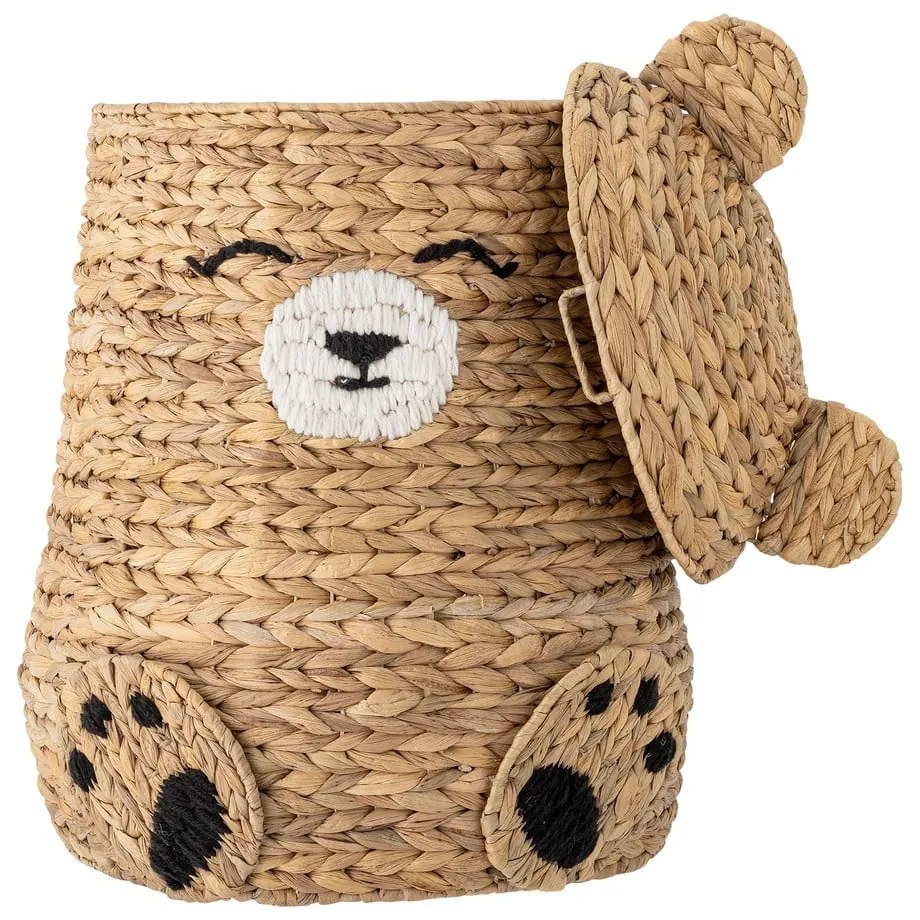 Detský kôš na hračky z vodného hyacintu v prírodnej farbe ø 40x57 cm Timone – Bloomingville Mini