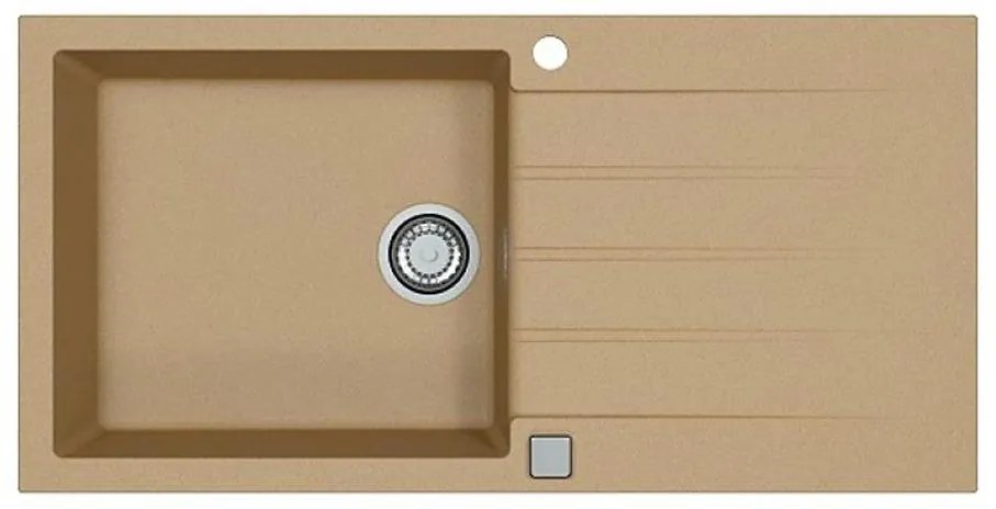 ALVEUS 1140597 - Kuchynský drez CADIT 100x50 cm granit/béžová