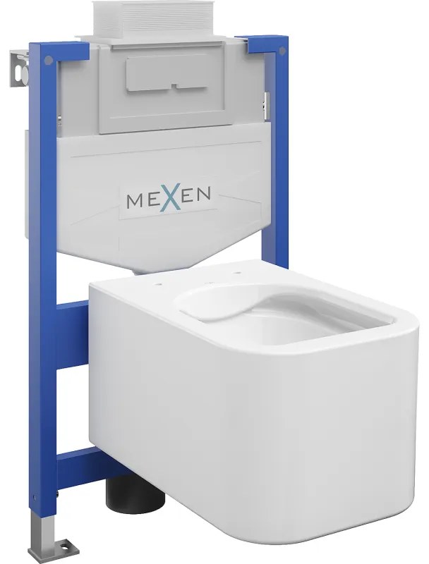 Mexen Fenix XS-U, podomietkový modul a závesné WC Elis, biela, 6853391XX00