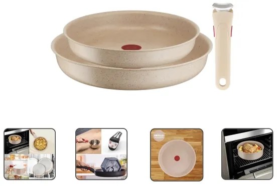 Tefal - 3-dielna sada panvíc INGENIO DELIGHT