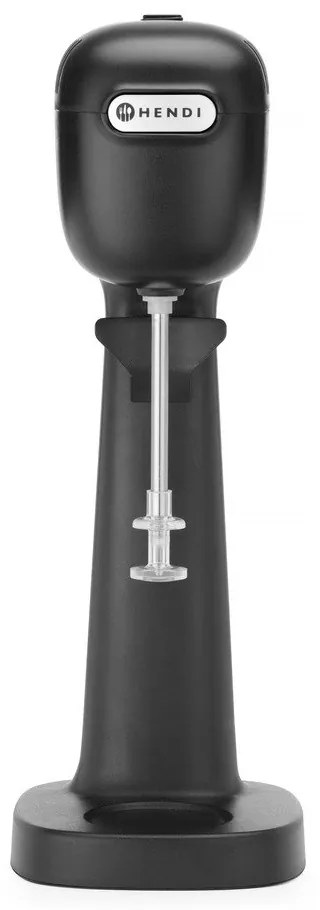 Matne čierny shaker na mliečne koktaily – Hendi