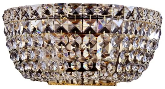 Maytoni DIA100-WL-02-G - Nástenné svietidlo BASFOR 2xE14/60W/230V zlatá