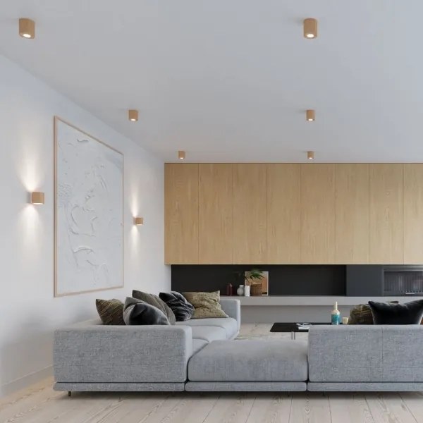 Sollux SL.0490 - Nástenné svietidlo ORBIS 1xG9/40W/230V drevo