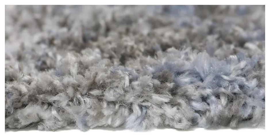 Kusový koberec shaggy Metin sivý 80x150cm