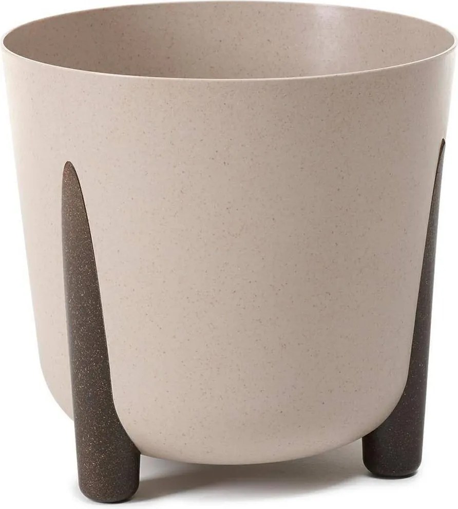 Kvetináč MOSS ECO III 34 cm kávovo hnedý