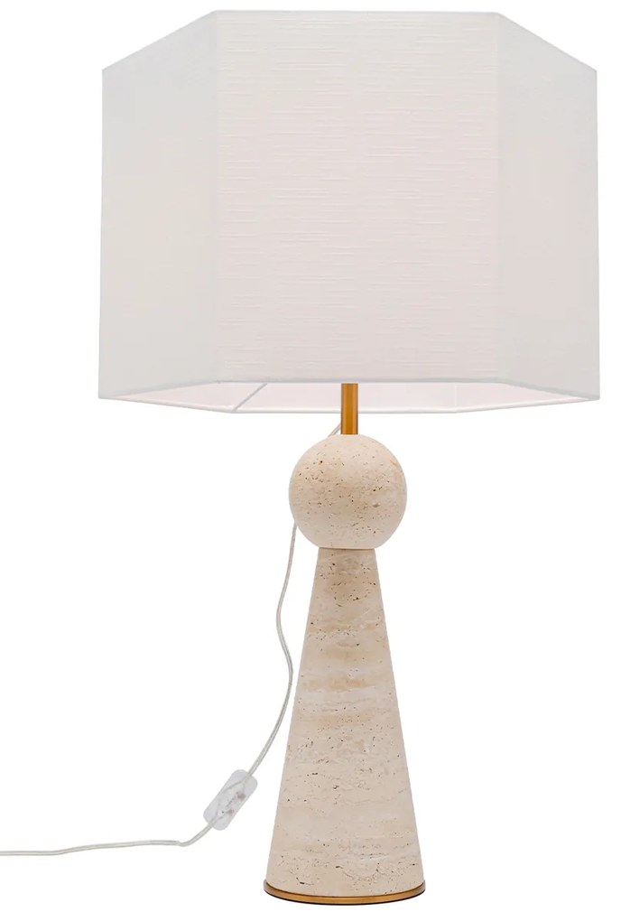Molto stolová lampa biela 75 cm