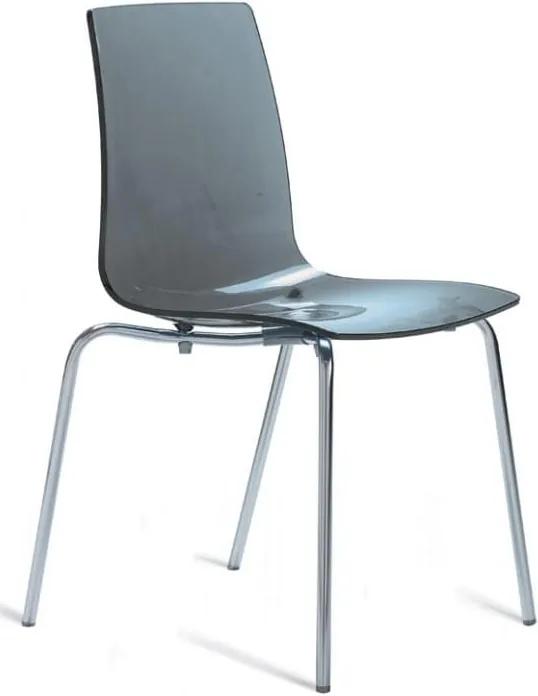 Židle Last, více barev, antracitová/transparentní sLOL_antr SitBe