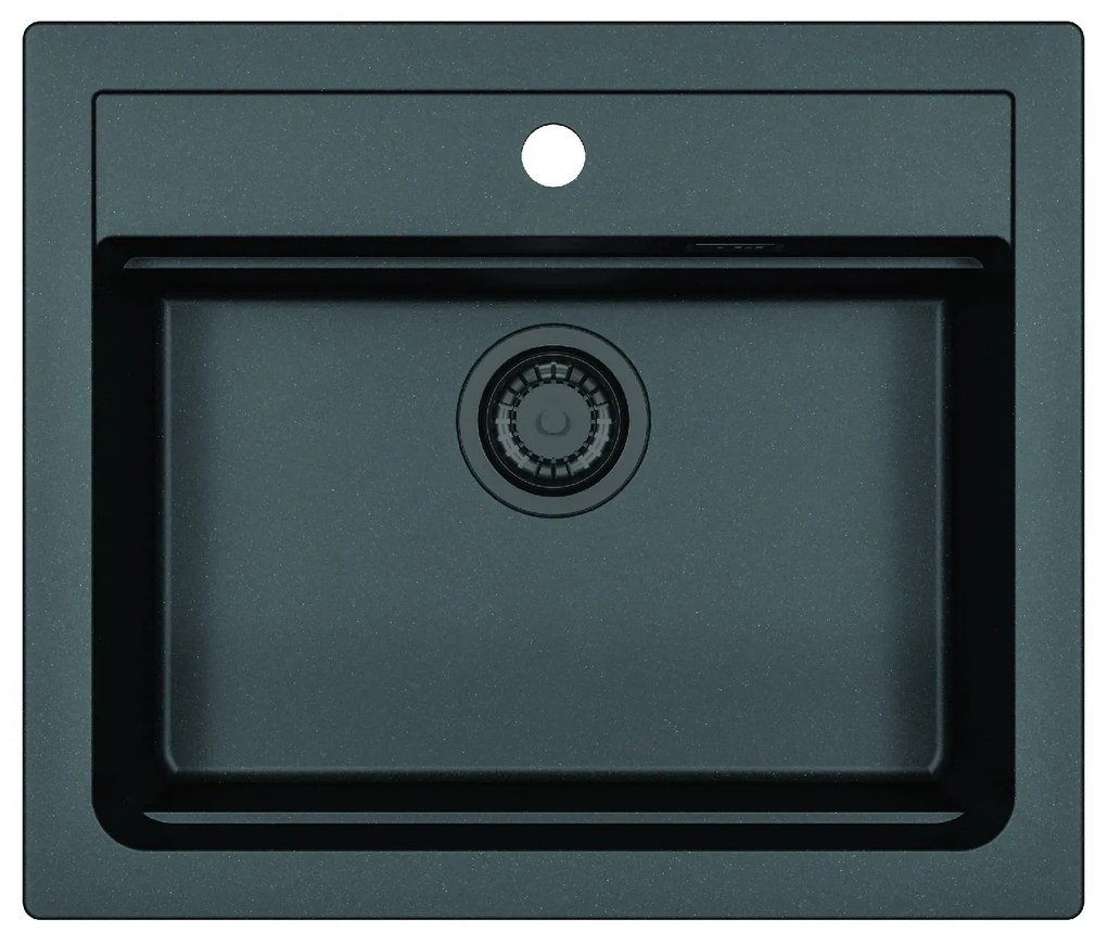 SET ALVEUS ATROX 30/91 BLACK ADDITION jednoduchý sifon + BATERIE MINTAS BLACK MATT