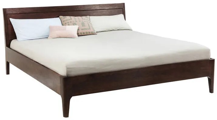 Brooklyn Walnut posteľ drevená180x200cm hnedá