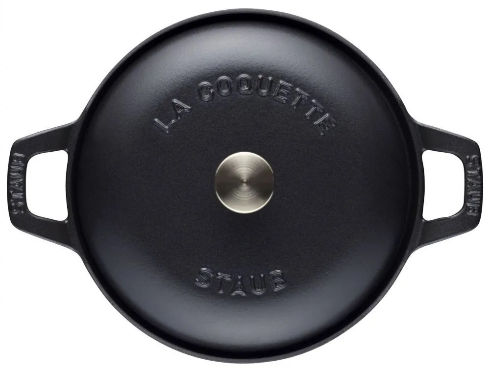 Staub La Coquette okrúhly hrniec 20 cm/2,45 l čierny, 11742023