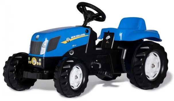 Šlapací traktor s vlečkou Rolly Toys New Holland Agriculture 013074