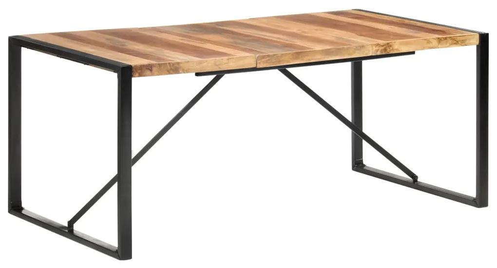 Jedálenský stôl 180x90x75 cm masívne drevo so sheeshamovou úpravou