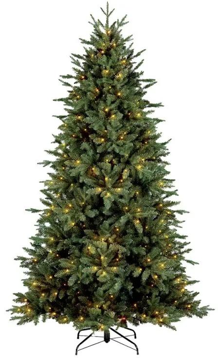 Zelený vianočný stromček s ľad svetielkami Christmas Tree - Ø 119*210cm