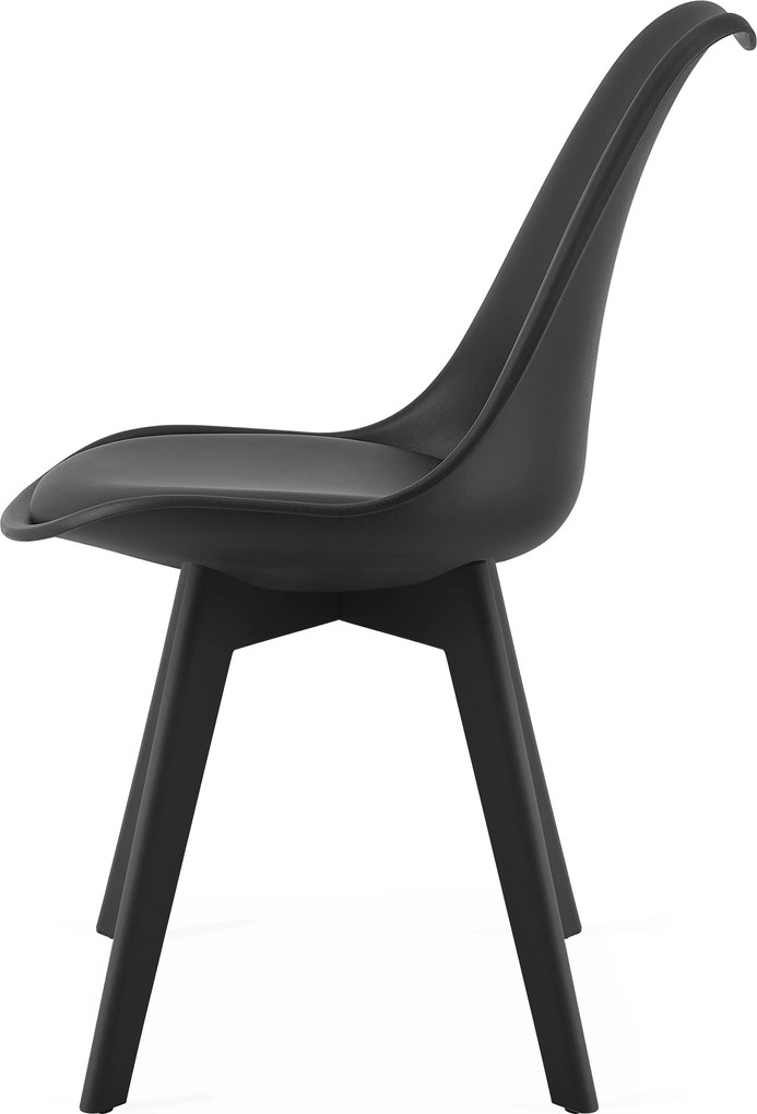 Stolička MARK čierna / čierne nohy