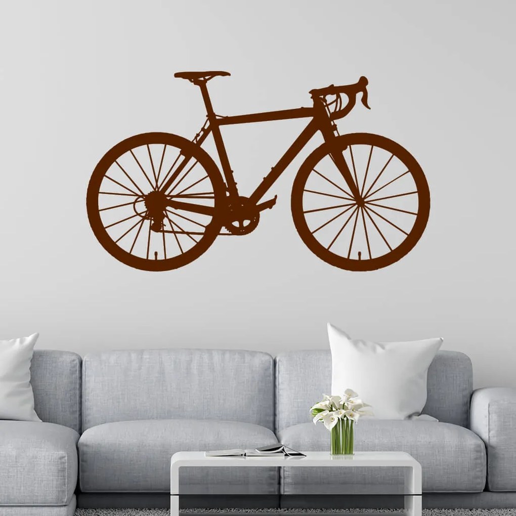 Veselá Stena Samolepka Bicykel Farba: růžová, Veľkosť: 100 x 58 cm